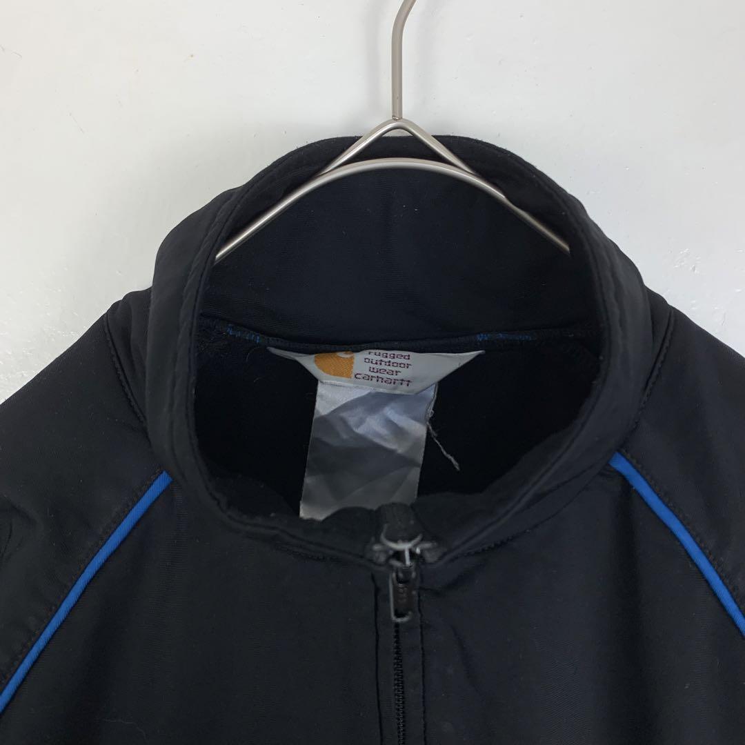 カーハート 刺繍 ロゴ トラック ジャケット ジャージ 黒 | PEACE