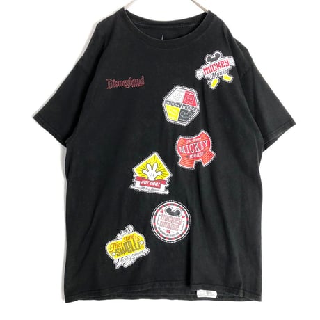 Disney  ディズニー　ミッキー　ビッグプリント　半袖　Tシャツ