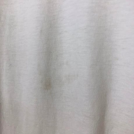 90s シングルステッチ　USA製　ヘインズ　犬　半袖　Tシャツ　白