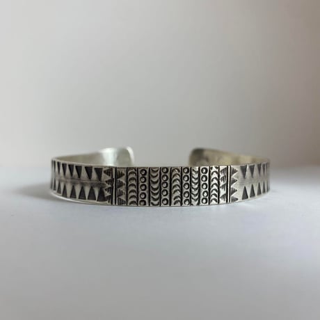 KARENSILVER カレンシルバー　カレン族　バングル　ブレスレット　ハンドメイド　925