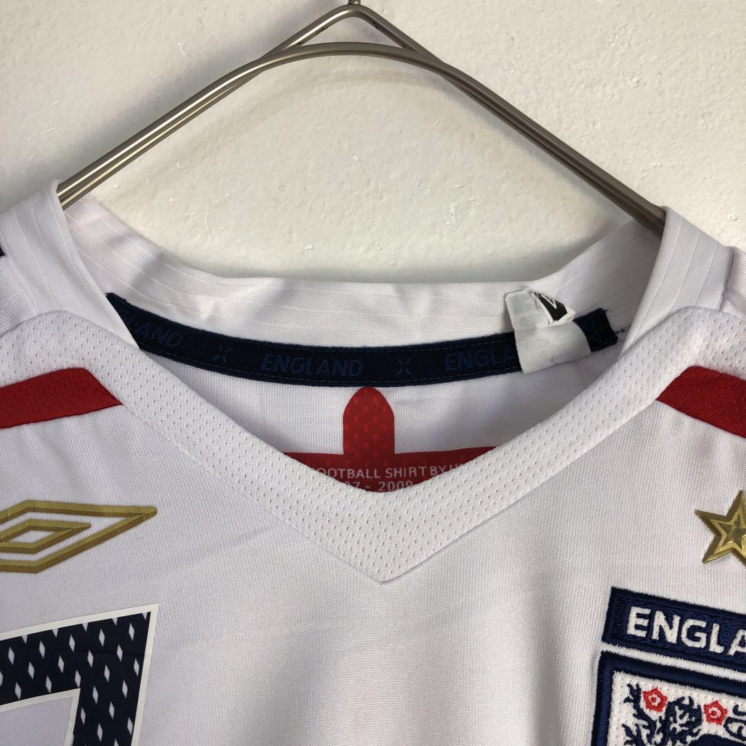 アンブロ　イングランド代表　ポロシャツ　ゲームシャツ　ベッカム イングランド代表 サッカー ユニフォーム ポロシャツ ベッカム