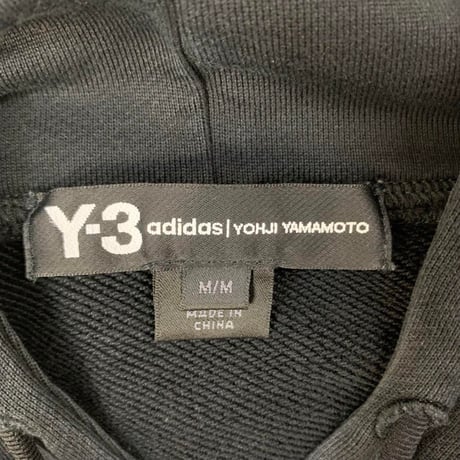 Y-3 ロゴパーカー　フーディ　人気モデル　黒