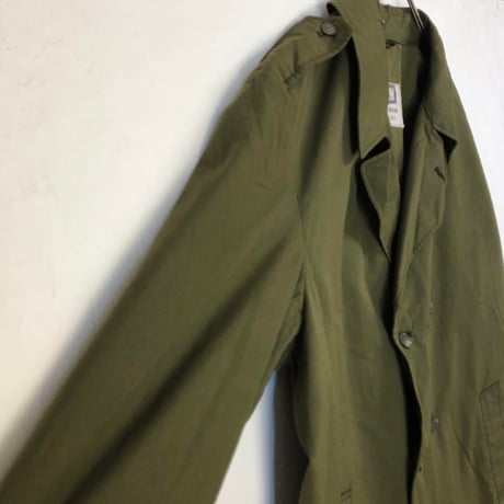 チェコ軍　トレンチコート　ミリタリー　ジャケット　カーキ　 XL