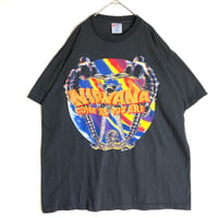 BOOTLEG　NIRVANA ニルヴァーナ　バンT　Tシャツ　ビッグプリント　黒