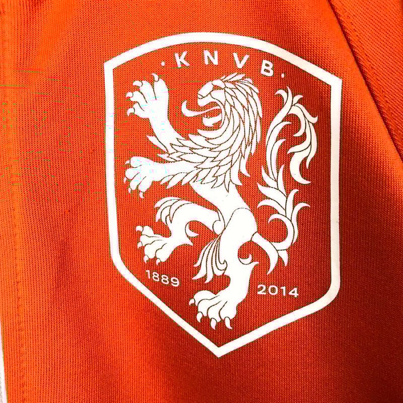 ナイキ オランダ代表 ジャージ トラックジャケット ロゴ オレンジ