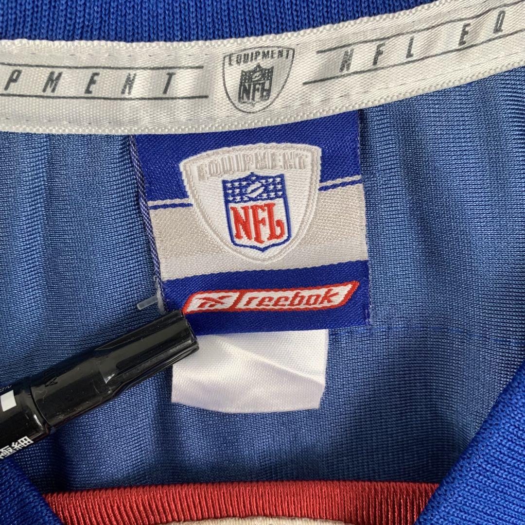 【APEX 正規品】NFL ジャイアンツ　ユニフォーム　ゲームシャツ NFL リーボック ゲームシャツ アメフト ユニフォーム