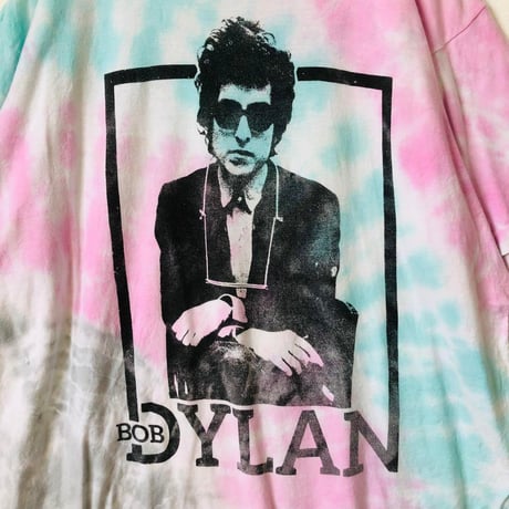 BOB DYLAN ボブディラン　ビッグロゴ　Tシャツ　タイダイ