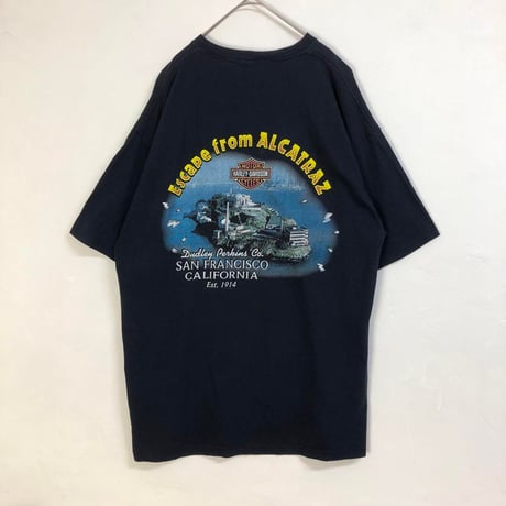 ハーレーダビッドソン　両面　プリント　ビッグロゴ　半袖　Tシャツ
