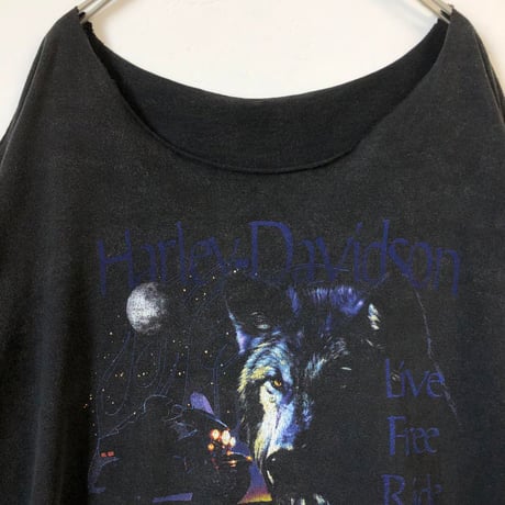 ハーレーダビッドソン　両面　プリント　ビッグロゴ　半袖　Tシャツ