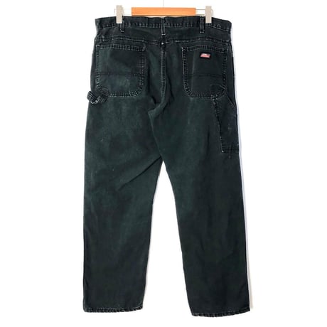 メキシコ製　Dickies　ディッキーズ　ブラックデニム　ペインター　パンツ　黒
