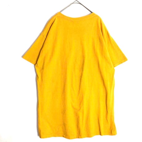 カレッジ　ミネソタ大学　ビッグプリント　半袖　Tシャツ　黄
