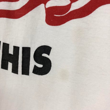90s シングルステッチ　USA製　米国旗　ビッグロゴ　半袖　Tシャツ