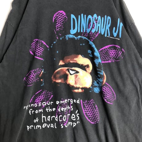 BOOTLEG　DinosaurJr ダイナソージュニア　ビッグプリント　ロンT　黒