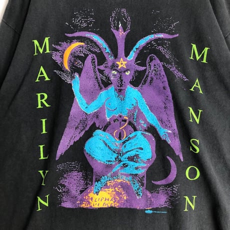 BOOTLEG　Marilyn Manson マリリンマンソン　ロンT 黒