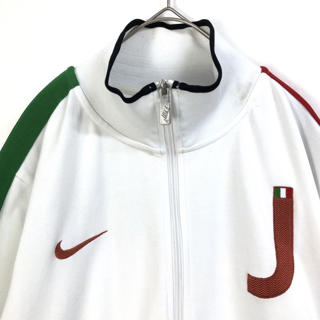 希少カラー☆ナイキ 刺繍ロゴ 旧ロゴ ユベントス トラックジャケット XL 希少カラー☆ナイキ 刺繍ロゴ 旧ロゴ ユベントス トラック