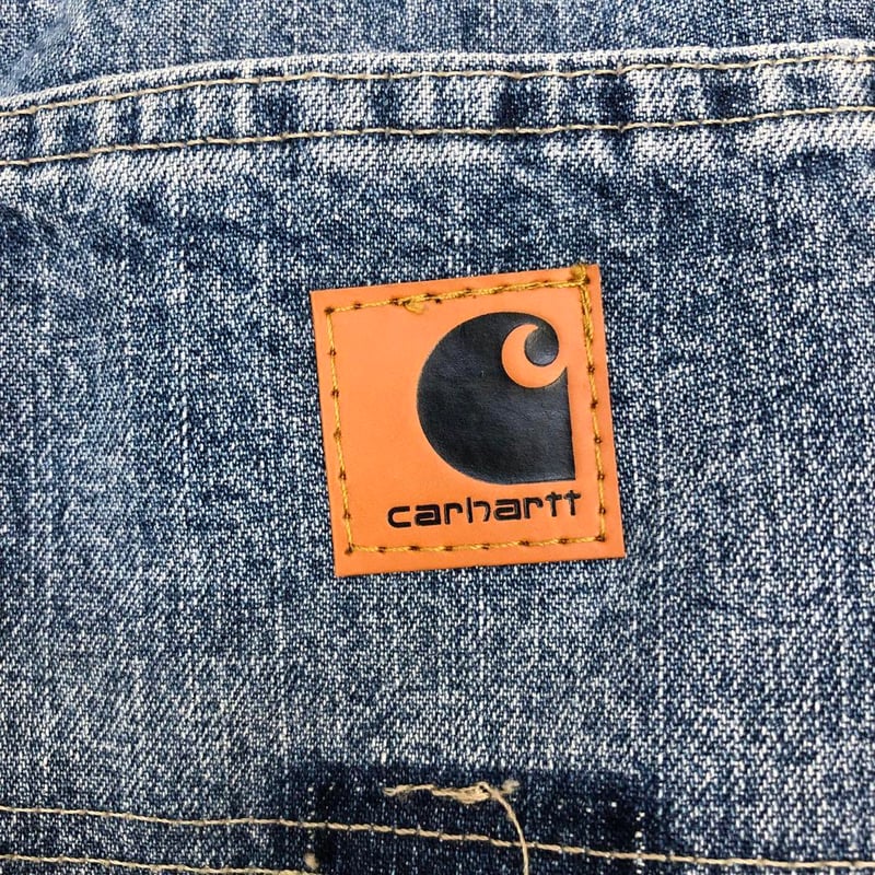 カーハート リメイク デニム パンツ Gパン 再構築 パッチワーク