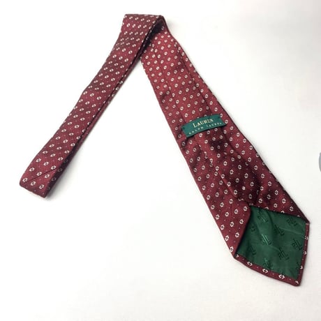 Ralph Lauren ラルフローレン ネクタイ　総柄　シルク
