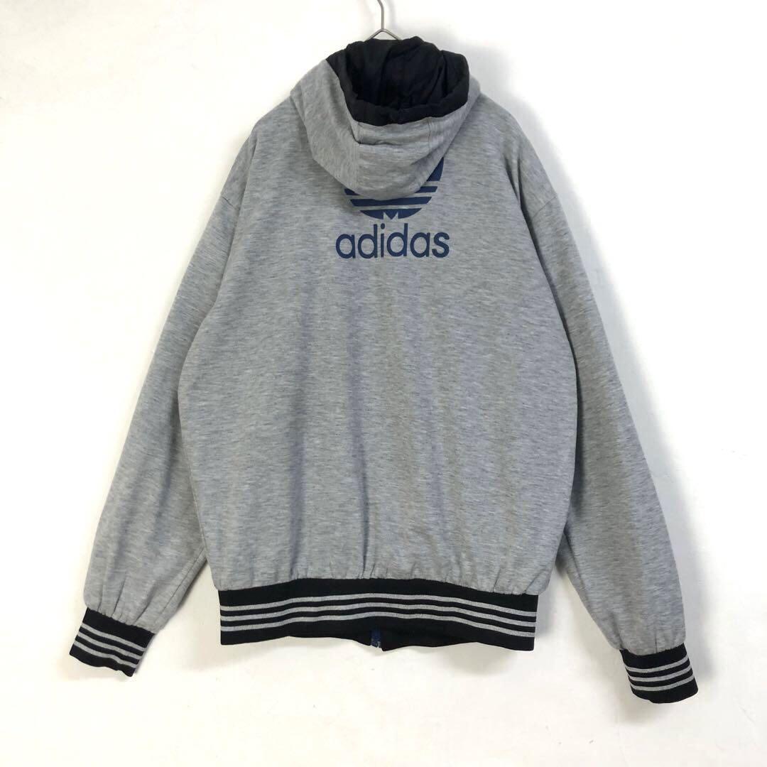 【美品 希少】アディダスリバーシブル 上下セットアップ ブルー×シルバー2WAY adidas（アディダス）の「クセニア デニムコルセット / アディダス