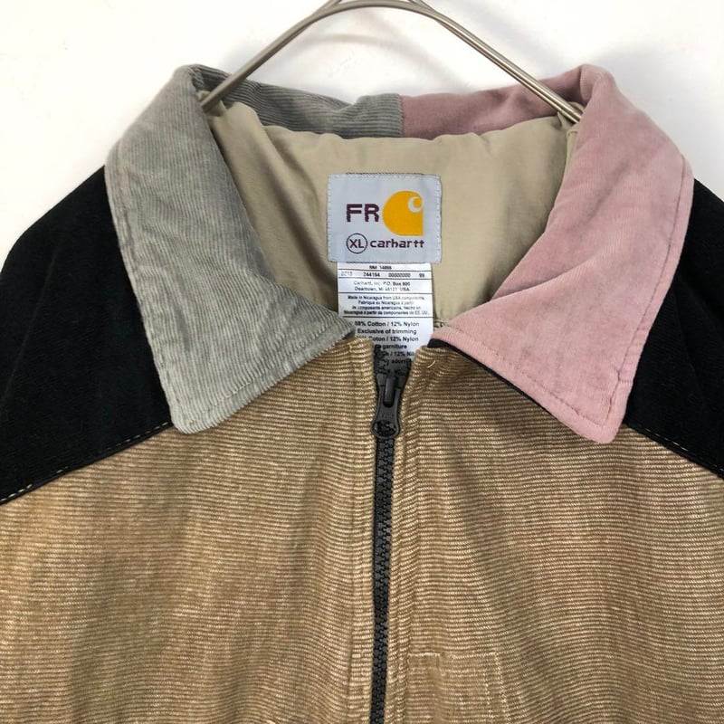 982 カーハート リメイク 再構築 ジャケット パッチワーク