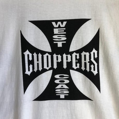 BOOTLEG　West Coast Choppers　Tシャツ　ビッグプリント　白