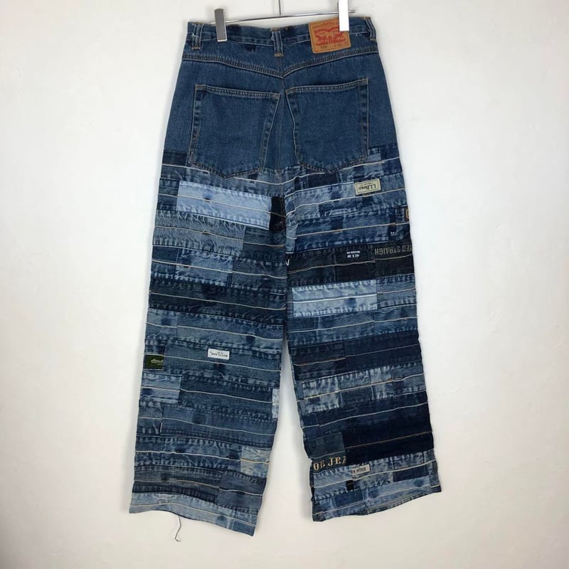 リーバイス リメイク デニム パンツ Gパン 再構築 パッチワーク