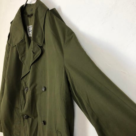 チェコ軍　トレンチコート　ミリタリー　ジャケット　カーキ　 XL