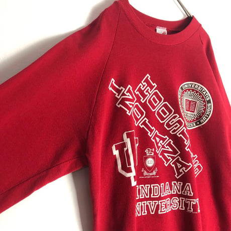 USA製　INDIANA　HOOSIERS　カレッジ　スウェット　赤