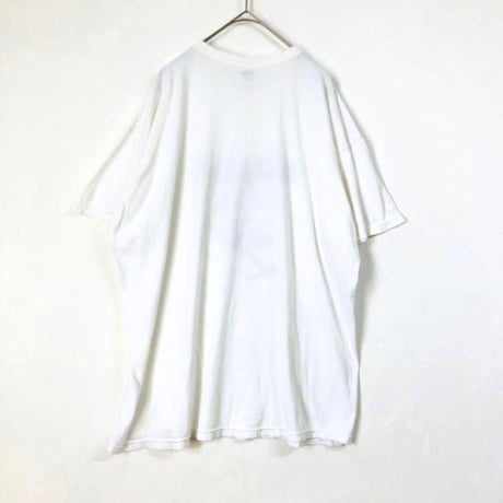 00s フルーツオブザルーム　サッカー　ビッグロゴ　半袖　Tシャツ　白