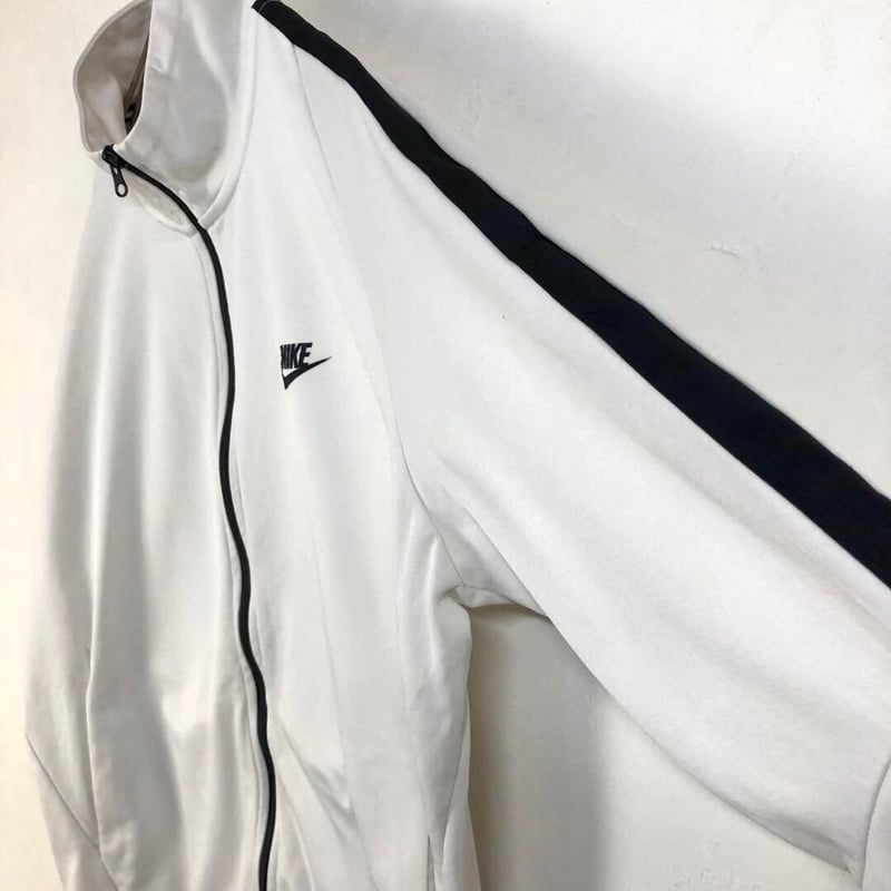 ナイキ ジャージ トラックジャケット 刺繍 ロゴ ホワイト | PEACE TOWN