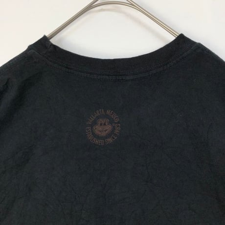 00s セニョールフロッグス　カエル　ビッグロゴ　半袖　Tシャツ　黒