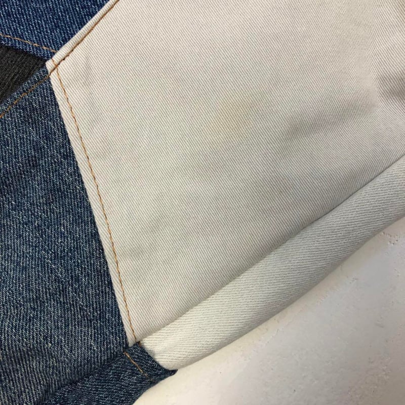 カーハート リメイク 再構築 ジャケット ロゴ 切替 パッチワーク