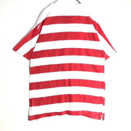 WHERE'S WALDO?  ウォーリー　ボーダー　半袖　Tシャツ　キャラT　赤　白