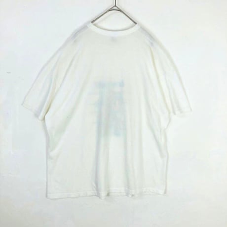 00s フルーツオブザルーム　リタイア　ビッグロゴ　Tシャツ　白