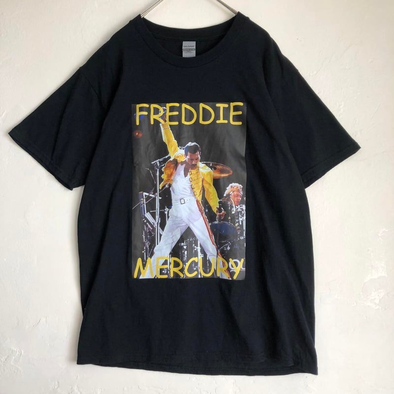 フレディーマーキュリー クイーン Tシャツ バンT ブラック | PEACE TOWN