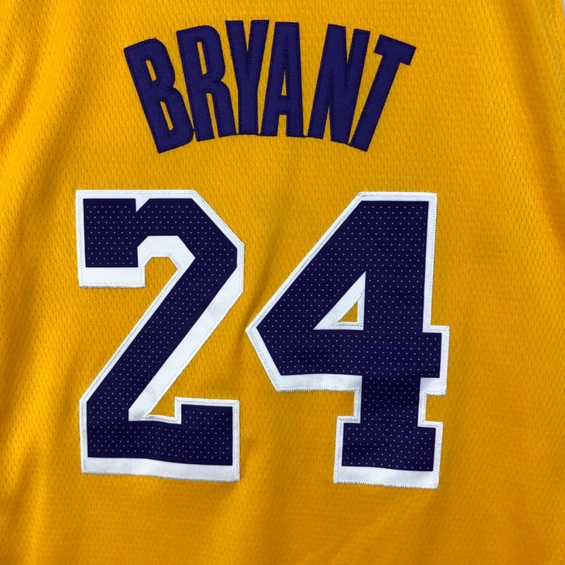NBA レイカーズ 24 ゲームシャツ ナイキ 刺繍 ロゴ コービー
