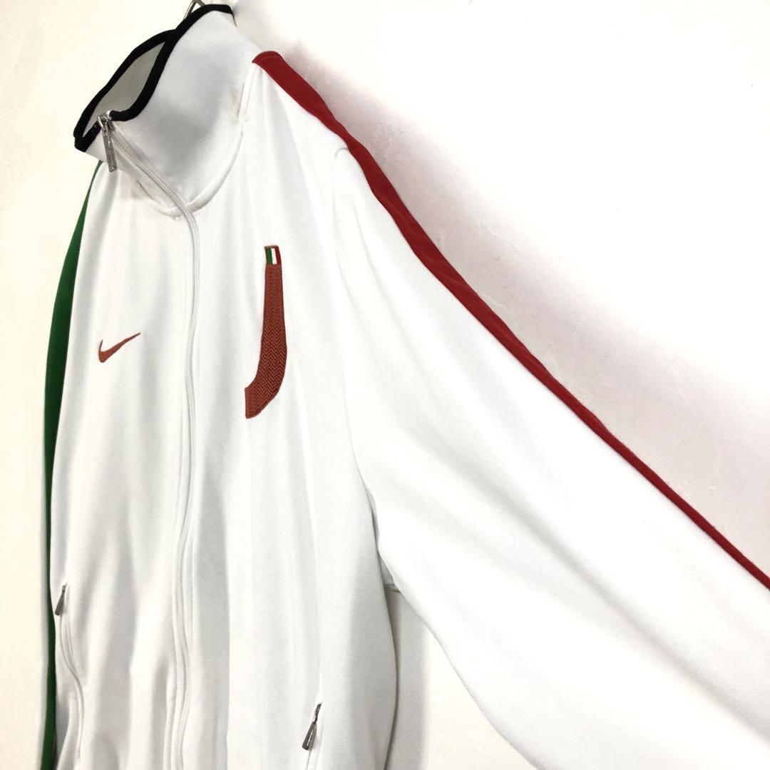 ナイキ ユベントス ジャージ トラックジャケット 刺繍 ロゴ 白 | PEACE