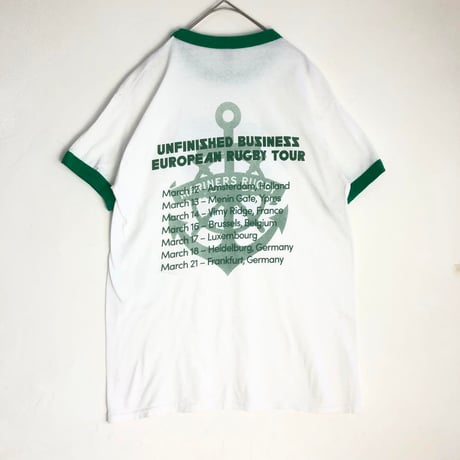 MARINER　スカル　海賊　メタリカ　モデリング　リンガーT　Tシャツ　半袖