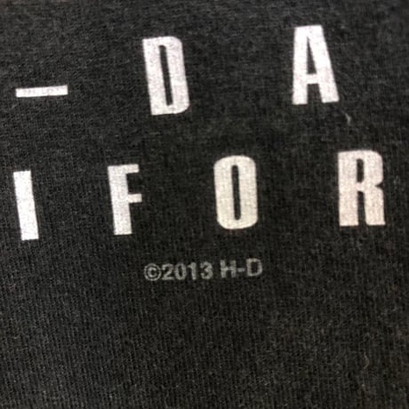 ハーレーダビッドソン　両面　ビッグロゴ　オークランド　Tシャツ　黒