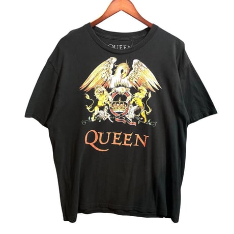 3797 QUEEN クイーン　Tシャツ　バンT 半袖　ビッグプリント　黒