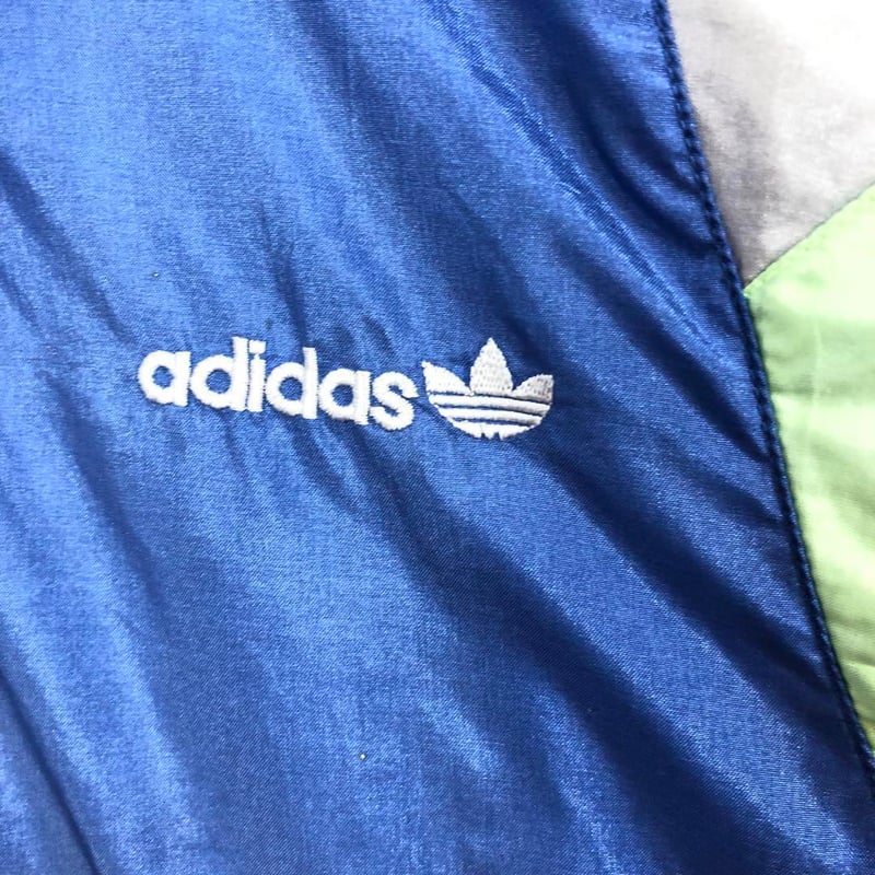 80's アディダスオリジナルス ジャージ ナイロンジャケット 刺繍 ロゴ