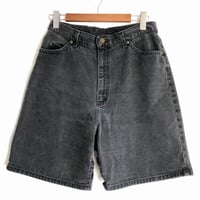 エルエルビーン　ブラックデニム　ハーフパンツ　ショートパンツ　革タグ