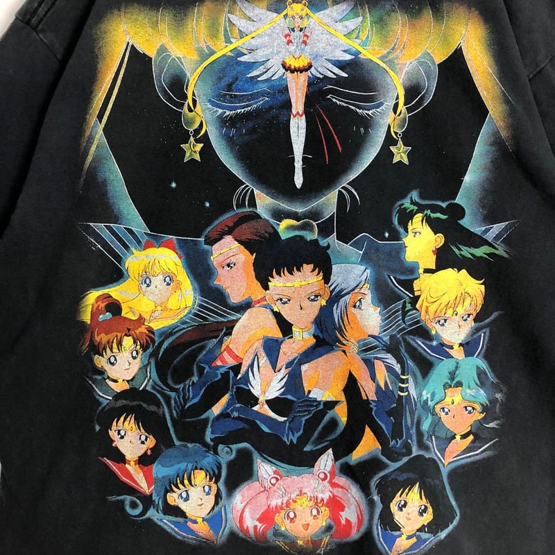 BOOTLEG セーラームーン シングルステッチ ビッグプリント アニメ T