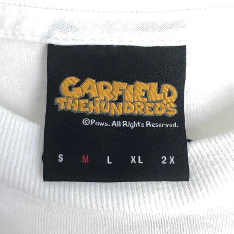 Garfield ガーフィールド　ビッグプリント　Tシャツ　白