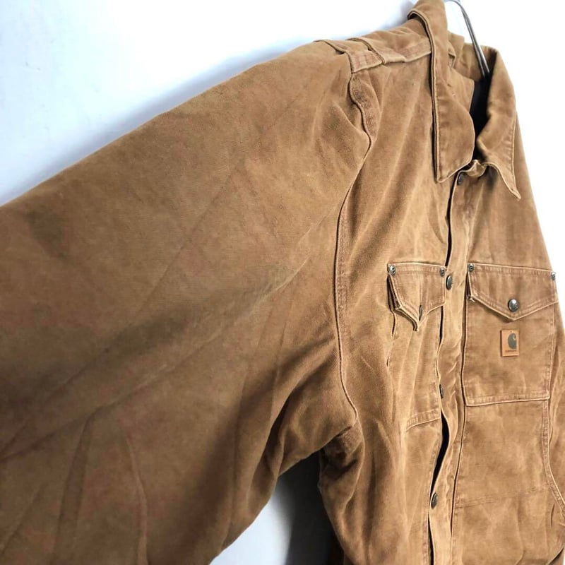 Carhatt カーハート バーウィックジャケット ダック地 革タグ