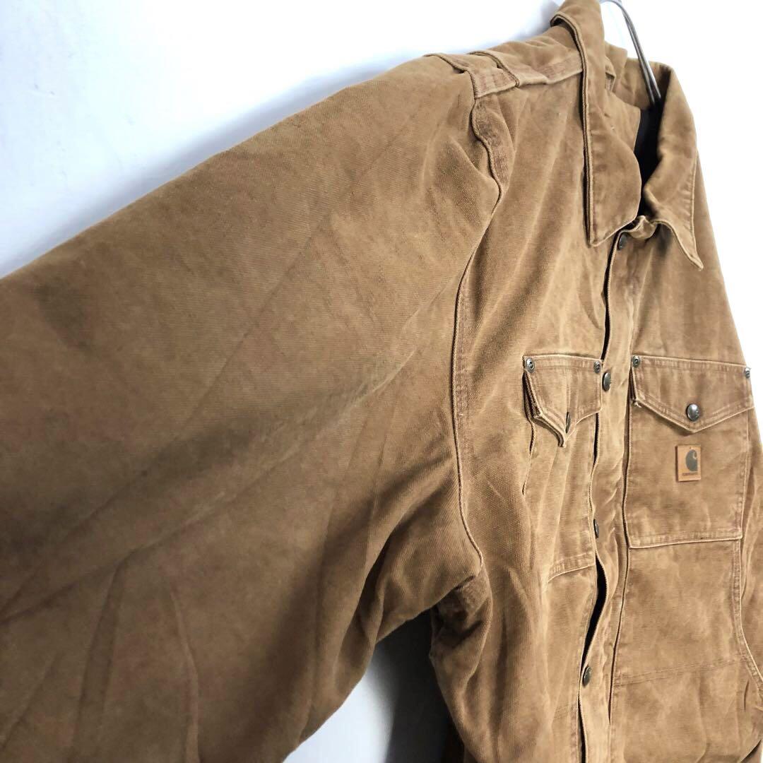 Carhatt カーハート バーウィックジャケット ダック地 革タグ