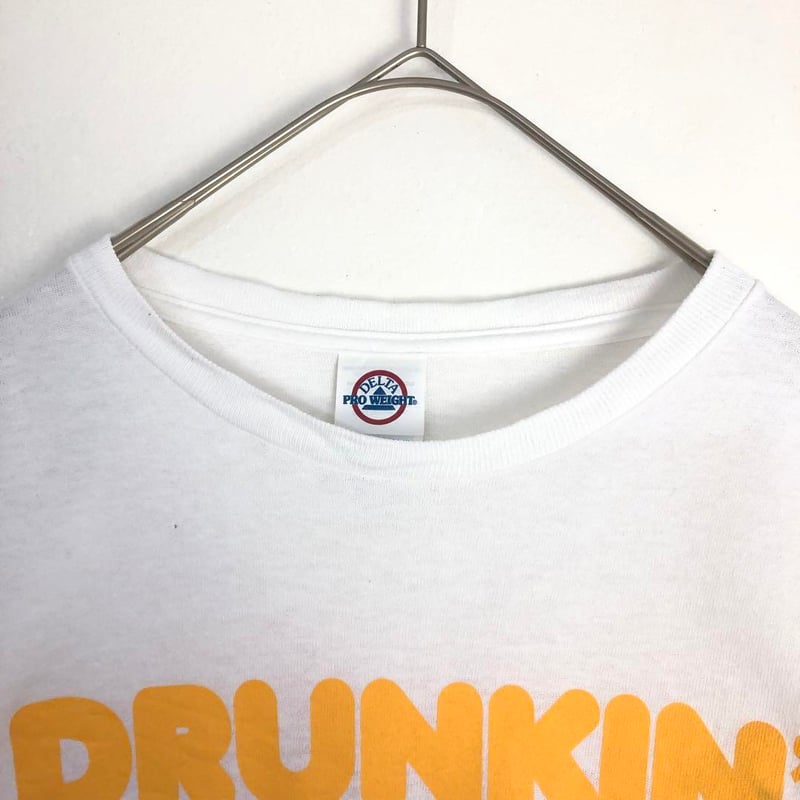 DRUNKIN' GROWNUPS ダンキンドーナツ 企業 パロディ 半袖 Tシャツ | PE