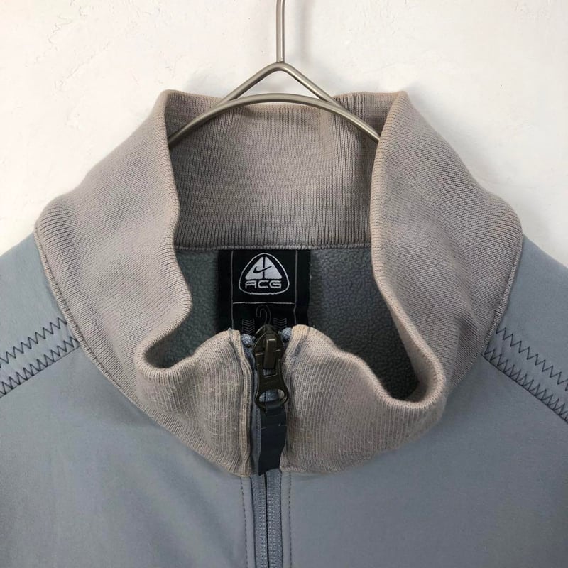 ナイキ ACG 刺繍 ロゴ 裏ボア ジャケット トラック ジャージ 青