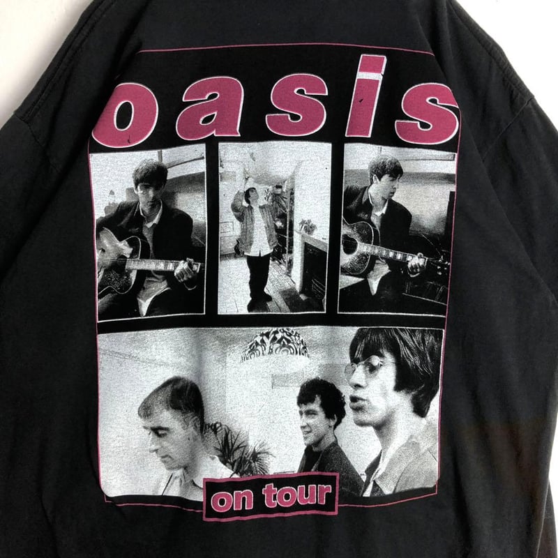 BOOTLEG oasis オアシス シングルステッチ Tシャツ 黒 | PEACE TOWN