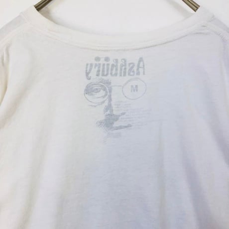 00s Ashbury　ビッグプリント　デザイン　半袖　Tシャツ　白