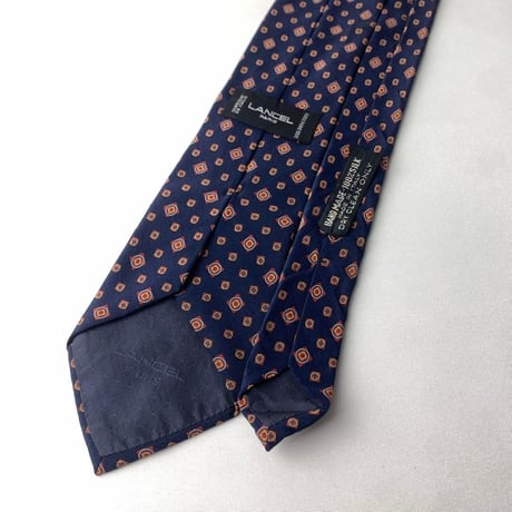 LANCEL ランセル　イタリア製　総柄　ネクタイ　シルク
